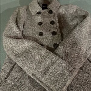 GAP Charcoal Double-Breasted Coat